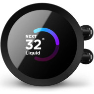 ان زي اكس تي كراكن 360 مبرد مائي 360 ملم مع شاشة - أسود