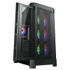 COUGAR DUOFACE PRO RGB E-ATX TEMP-GLASS/Airflow Pan MID TOWER CASE- BLACK - كيس كوغر دوفيس برو للالعاب COUGAR DUOFACE PRO RGB E-ATX TEMP-GLASS/Airflow Pan MID TOWER CASE- BLACK - كيس كوغر دوفيس برو للالعاب