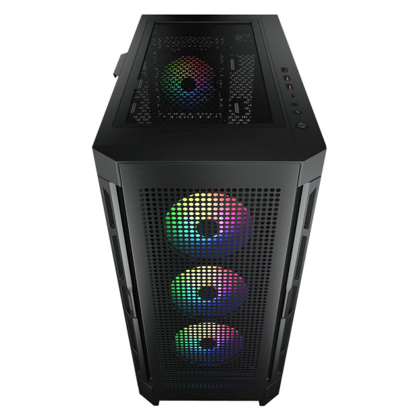 COUGAR DUOFACE PRO RGB E-ATX TEMP-GLASS/Airflow Pan MID TOWER CASE- BLACK - كيس كوغر دوفيس برو للالعاب COUGAR DUOFACE PRO RGB E-ATX TEMP-GLASS/Airflow Pan MID TOWER CASE- BLACK - كيس كوغر دوفيس برو للالعاب