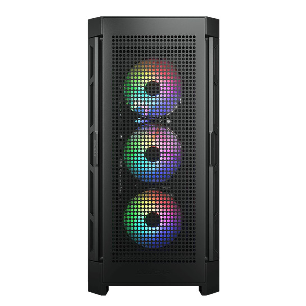 COUGAR DUOFACE PRO RGB E-ATX TEMP-GLASS/Airflow Pan MID TOWER CASE- BLACK - كيس كوغر دوفيس برو للالعاب COUGAR DUOFACE PRO RGB E-ATX TEMP-GLASS/Airflow Pan MID TOWER CASE- BLACK - كيس كوغر دوفيس برو للالعاب