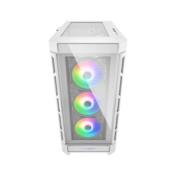 Cougar Duoface Pro Rgb E-Atx Temp-Glass-Airflow Pan Mid Tower Case - White Cougar Duoface Pro Rgb E-Atx Temp-Glass-Airflow Pan Mid Tower Case - White