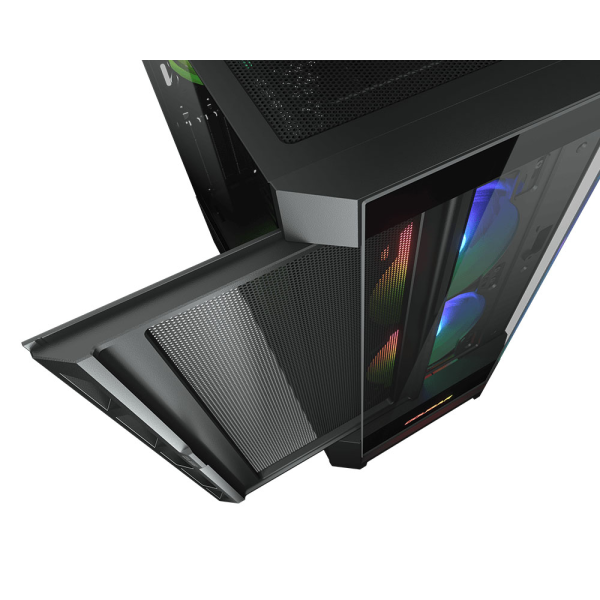 COUGAR DUOFACE RGB E-ATX TEMP-GLASS/Airflow MID TOWER CASE- BLACK - كيس كوغر دوفيس للالعاب COUGAR DUOFACE RGB E-ATX TEMP-GLASS/Airflow MID TOWER CASE- BLACK - كيس كوغر دوفيس للالعاب