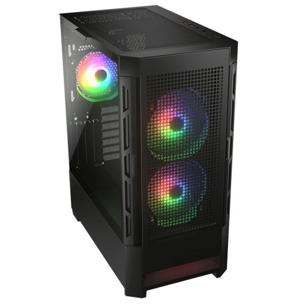 COUGAR DUOFACE RGB E-ATX TEMP-GLASS/Airflow MID TOWER CASE- BLACK - كيس كوغر دوفيس للالعاب COUGAR DUOFACE RGB E-ATX TEMP-GLASS/Airflow MID TOWER CASE- BLACK - كيس كوغر دوفيس للالعاب