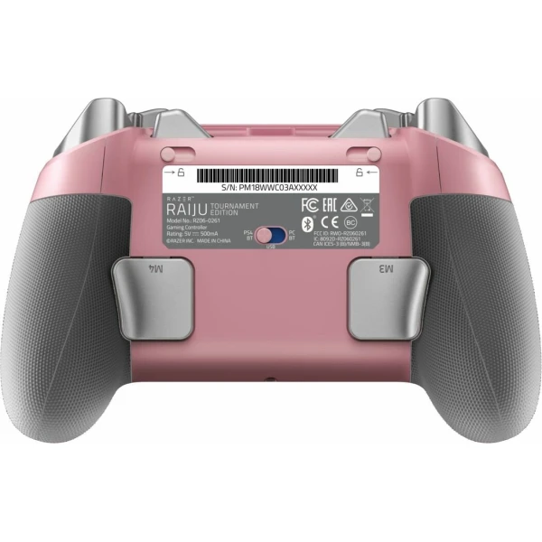 Razer Raiju Quartz Tournament Edition Wireless Game Controller - Bt - Ps4 Pink