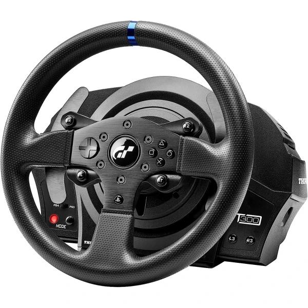 Thrustmaster T300 Rs Gt Edition Razing Wheel & Amp Pedals (4168057/4160681) ( Ps5,Ps4) Thrustmaster T300 Rs Gt Edition Razing Wheel & Amp Pedals (4168057/4160681) ( Ps5,Ps4)