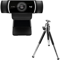 Logitech C922 Pro Hd Stream Webcam 1080p - لوجيتك برو استريم ويب كام Logitech C922 Pro Hd Stream Webcam 1080p - لوجيتك برو استريم ويب كام