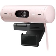 كاميرا ويب لوجيتك BRIO 500 بدقة FHD 1080p – وردي ذهبي – احترافية بمزايا ذكية وتقنيات متقدمة