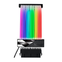 كابل إضاءة للوحة الام - كابل تمديد Xpg Prime Argb 24 Pin - للوحة الرئيسية مع إضاءة Argb كابل إضاءة للوحة الام - كابل تمديد Xpg Prime Argb 24 Pin - للوحة الرئيسية مع إضاءة Argb