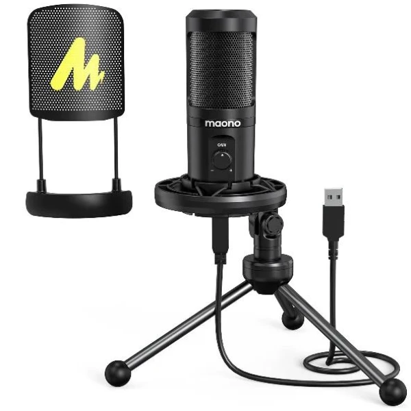 ماونو AU-PM461TR مايك احترافي USB مع حامل ثلاثي ماونو AU-PM461TR مايك احترافي USB مع حامل ثلاثي