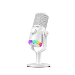 Maono Programmable Condenser Usb Microphon Rgb - White Maono Programmable Condenser Usb Microphon Rgb - White