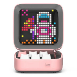Divoom Ditoo-Mic Mini Karaoke Machine Pixel Art Bluetooth Speaker - Pink Divoom Ditoo-Mic Mini Karaoke Machine Pixel Art Bluetooth Speaker - Pink