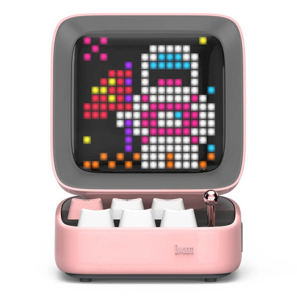 DIVOOM DITOO-MIC MINI KARAOKE MACHINE PIXEL ART BLUETOOTH SPEAKER - PINK DIVOOM DITOO-MIC MINI KARAOKE MACHINE PIXEL ART BLUETOOTH SPEAKER - PINK