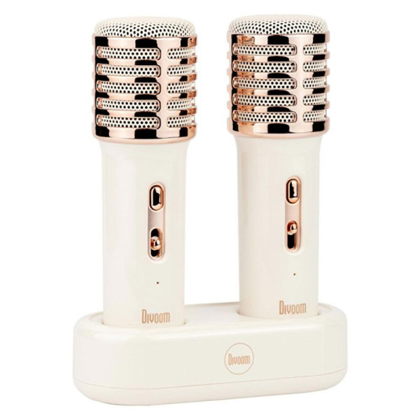 DIVOOM SONGBIRD HQ PORTABLE BLUETOOTH SPEAKER WITH 2 MICROPHONES - WHITE DIVOOM SONGBIRD HQ PORTABLE BLUETOOTH SPEAKER WITH 2 MICROPHONES - WHITE
