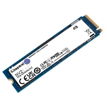 KINGSTON NV2 SNV2S/4000G SSD PCIe 4.0 NVMe M.2 2280 - 4TB - هاردسك M.2كينجستون إس إس دي KINGSTON NV2 SNV2S/4000G SSD PCIe 4.0 NVMe M.2 2280 - 4TB - هاردسك M.2كينجستون إس إس دي