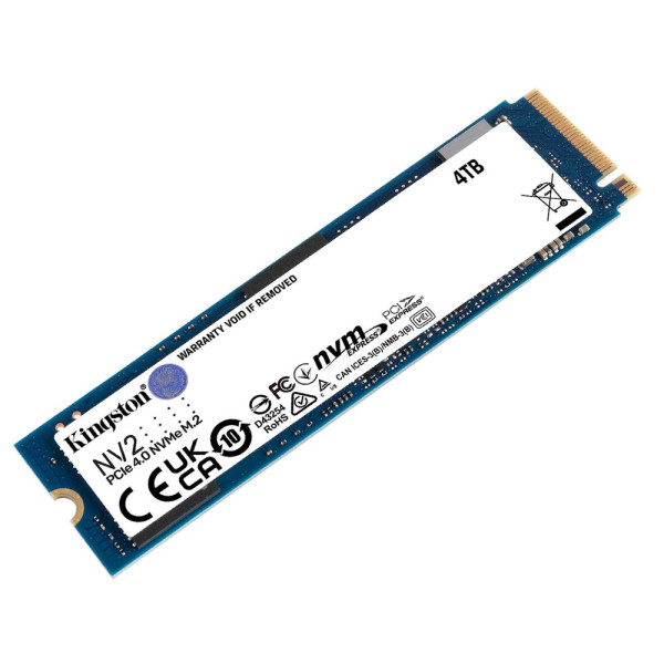 KINGSTON NV2 SNV2S/4000G SSD PCIe 4.0 NVMe M.2 2280 - 4TB KINGSTON NV2 SNV2S/4000G SSD PCIe 4.0 NVMe M.2 2280 - 4TB