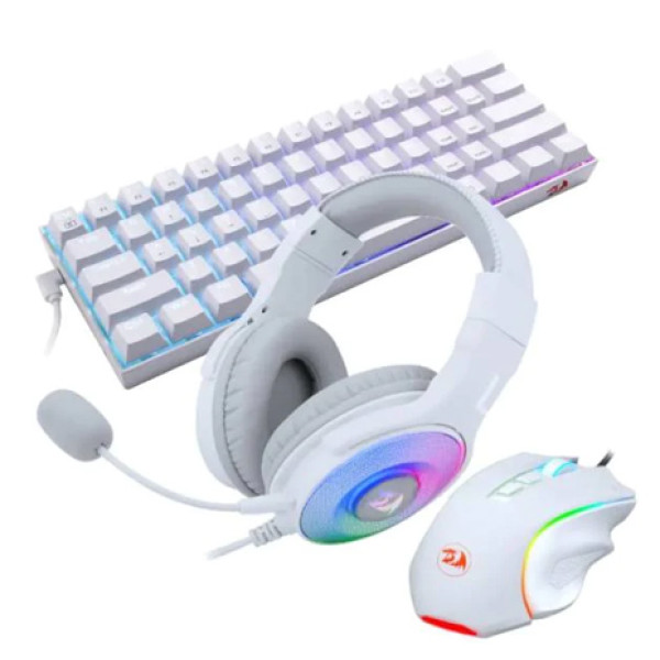 ريدراقون S129W مجموعة اكسسوارات العاب ( كيبورد - ماوس - سماعه ) ابيض ريدراقون S129W مجموعة اكسسوارات العاب ( كيبورد - ماوس - سماعه ) ابيض