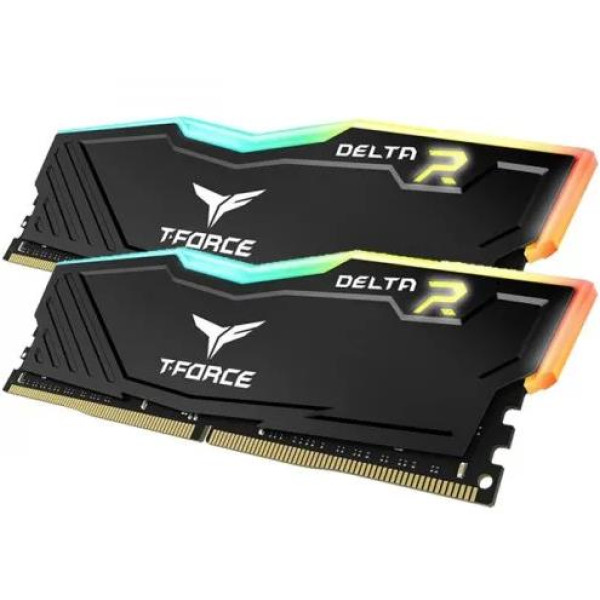 TEAM GROUP T-FORCE DELTA RGB RAM DDR4 16GB ( 2x 8GB ) 3600MHz - BLACK TEAM GROUP T-FORCE DELTA RGB RAM DDR4 16GB ( 2x 8GB ) 3600MHz - BLACK