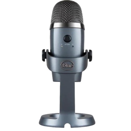 LOGITECH BLUE YETI NANO USB MICROPHONE GRAY - لوجيتيك بلو يتي نانو مايكروفون احترافي