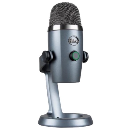 LOGITECH BLUE YETI NANO USB MICROPHONE GRAY - لوجيتيك بلو يتي نانو مايكروفون احترافي