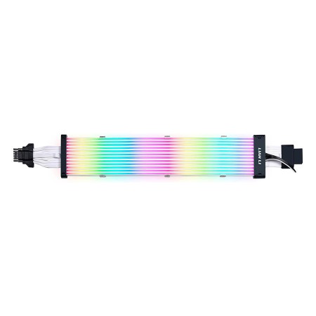 LIAN LI STRIMER PLUS V2 12+4-Pin To 12+4-Pin 12 Light Guides 162 LEDs Extension 320mm RGB Cable - VGA LIAN LI STRIMER PLUS V2 12+4-Pin To 12+4-Pin 12 Light Guides 162 LEDs Extension 320mm RGB Cable - VGA