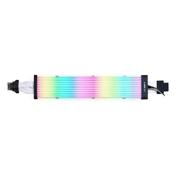 LIAN LI STRIMER PLUS V2 12+4-Pin To 12+4-Pin 12 Light Guides 162 LEDs Extension 320mm RGB Cable - VGA