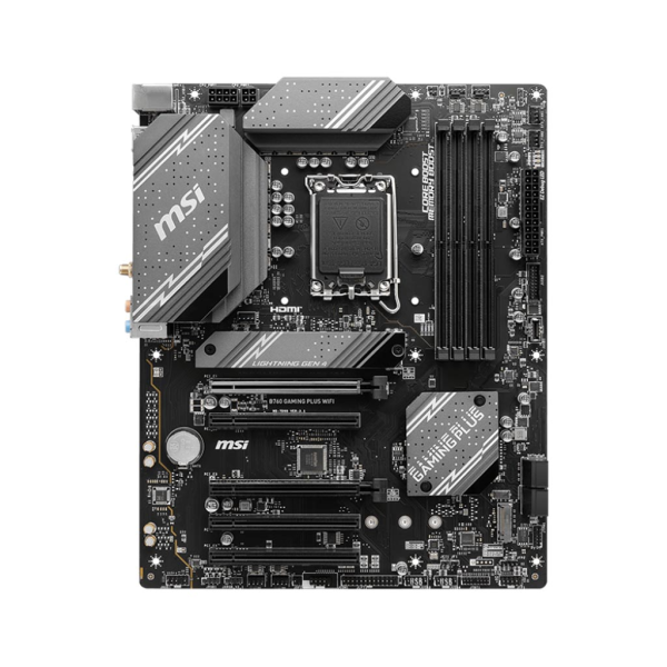 MSI MOTHERBOARD B760 GAMING PLUS WiFi |D5 - LGA 1700 MSI MOTHERBOARD B760 GAMING PLUS WiFi |D5 - LGA 1700