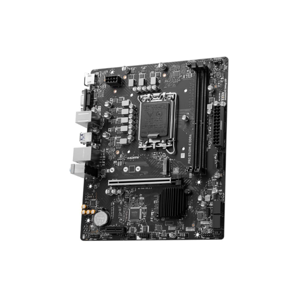 مذربورد إم إس أى برو B760M E DDR4 تدعم PCIe 4.0 - أسود مذربورد إم إس أى برو B760M E DDR4 تدعم PCIe 4.0 - أسود