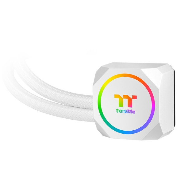THERMALTAKE TH360 ARGB SYNC SNOW EDITION LIQUID COOLER RGB FAN x3 - WHITE - ثيرمال تيك مبريد مائي للكمبيوتر THERMALTAKE TH360 ARGB SYNC SNOW EDITION LIQUID COOLER RGB FAN x3 - WHITE - ثيرمال تيك مبريد مائي للكمبيوتر