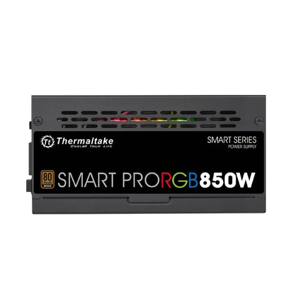 THERMALTAKE SMART PRO RGB 850W FULLY-MOD POWER SUPPLY 80+ BRONZE - ثيرمال تيك باور سبلاي برونز THERMALTAKE SMART PRO RGB 850W FULLY-MOD POWER SUPPLY 80+ BRONZE - ثيرمال تيك باور سبلاي برونز