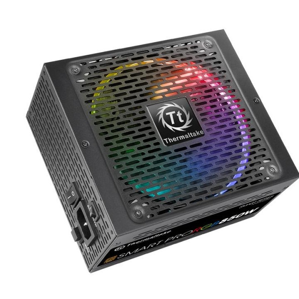 THERMALTAKE SMART PRO RGB 850W FULLY-MOD POWER SUPPLY 80+ BRONZE - ثيرمال تيك باور سبلاي برونز THERMALTAKE SMART PRO RGB 850W FULLY-MOD POWER SUPPLY 80+ BRONZE - ثيرمال تيك باور سبلاي برونز