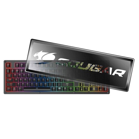 لوحة مفاتيح ألعاب سلكي احترافي Cougar Puri RGB ميكانيكية، مع دعم N-Key Rollover (NKRO) | UIX – أسود لوحة مفاتيح ألعاب سلكي احترافي Cougar Puri RGB ميكانيكية، مع دعم N-Key Rollover (NKRO) | UIX – أسود
