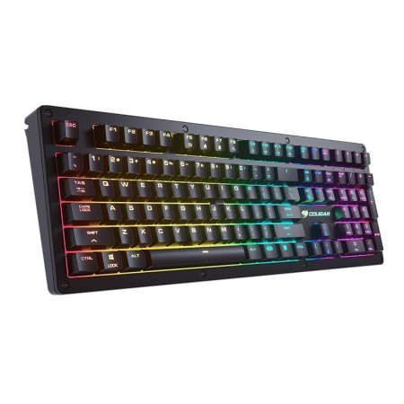 لوحة مفاتيح ألعاب سلكي احترافي Cougar Puri RGB ميكانيكية، مع دعم N-Key Rollover (NKRO) | UIX – أسود لوحة مفاتيح ألعاب سلكي احترافي Cougar Puri RGB ميكانيكية، مع دعم N-Key Rollover (NKRO) | UIX – أسود
