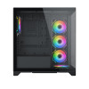 XIGMATEK ALPHA ENDORPHIN ULTRA WIDE BODY GAMING MIDTOWER ATX CASE 5x RGB FANS - BLACK - زيجماتيك اندورفين الترا كيس كمبيوتر اسود XIGMATEK ALPHA ENDORPHIN ULTRA WIDE BODY GAMING MIDTOWER ATX CASE 5x RGB FANS - BLACK - زيجماتيك اندورفين الترا كيس كمبيوتر اسود