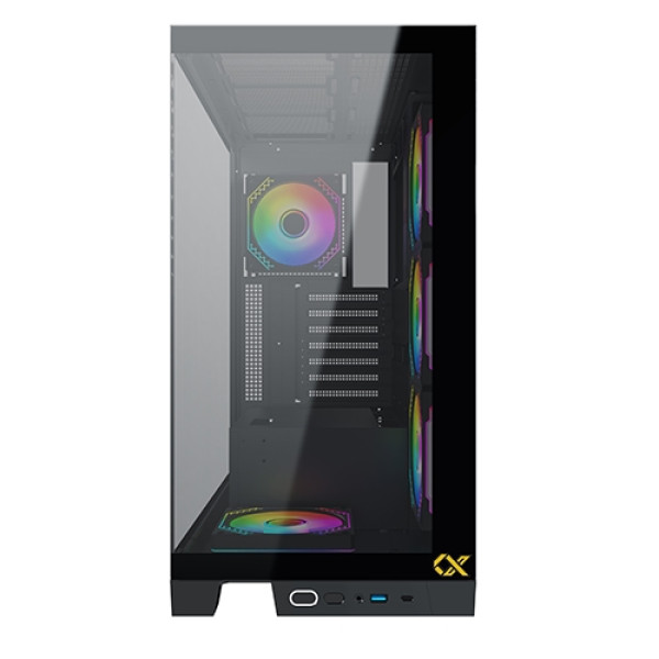 XIGMATEK ALPHA ENDORPHIN ULTRA WIDE BODY GAMING MIDTOWER ATX CASE 5x RGB FANS - BLACK - زيجماتيك اندورفين الترا كيس كمبيوتر اسود XIGMATEK ALPHA ENDORPHIN ULTRA WIDE BODY GAMING MIDTOWER ATX CASE 5x RGB FANS - BLACK - زيجماتيك اندورفين الترا كيس كمبيوتر اسود