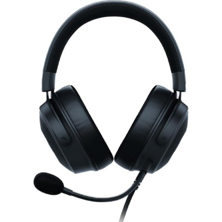 سماعة ألعاب سلكية Razer Kraken V3 Chroma، مزودة بسماعات TriForce Titanium، اتصال USB سلكي متوافق مع PC، PlayStation، وMac - اسود
