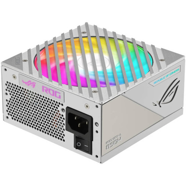 ASUS ROG LOKI 850W GAMING POWER SUPPLY PLATINUM 80+ (AURA) WHITE - اسوس روج لوكي باور سبلاي ابيض ASUS ROG LOKI 850W GAMING POWER SUPPLY PLATINUM 80+ (AURA) WHITE - اسوس روج لوكي باور سبلاي ابيض