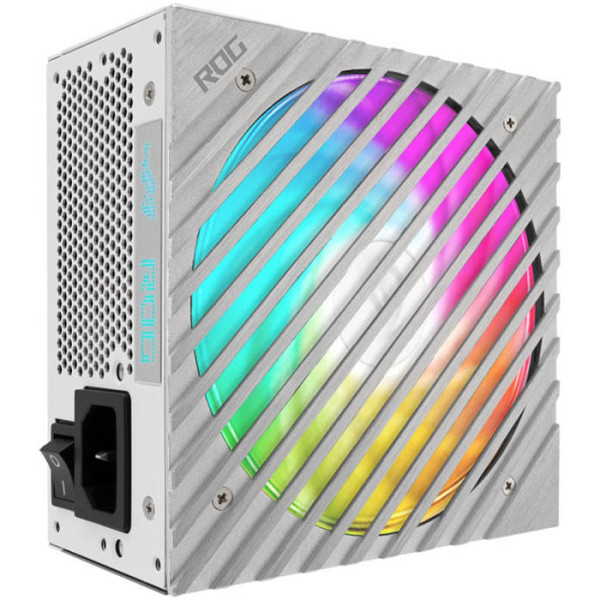 ASUS ROG LOKI 850W GAMING POWER SUPPLY PLATINUM 80+ (AURA) WHITE - اسوس روج لوكي باور سبلاي ابيض ASUS ROG LOKI 850W GAMING POWER SUPPLY PLATINUM 80+ (AURA) WHITE - اسوس روج لوكي باور سبلاي ابيض
