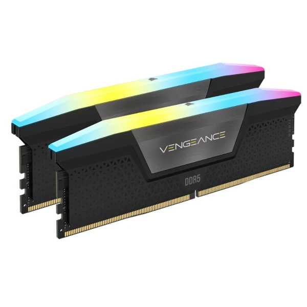 Corsair Vengeance RGB DDR5 Ram 32GB 5200MHz Desktop - Black Corsair Vengeance RGB DDR5 Ram 32GB 5200MHz Desktop - Black