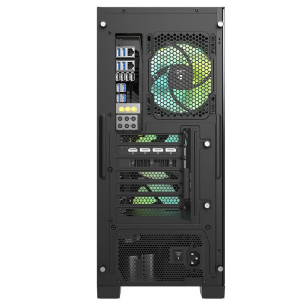 Darkflash DK361 ATX Mid Tower Case 4x ARGB Fan - Black Darkflash DK361 ATX Mid Tower Case 4x ARGB Fan - Black