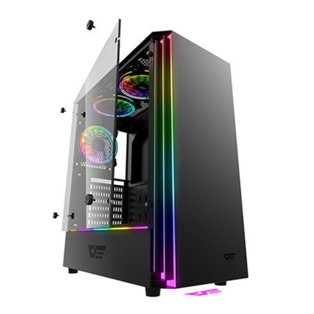 Darkflash J11 ATX Mid Tower Case  3x Fixed Fans - Black