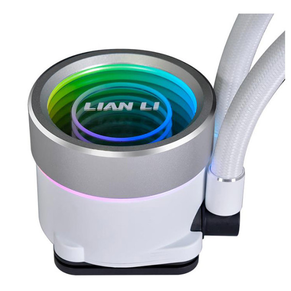 LIAN LI Galahad II Trinity SL-INF 360 ARGB Liquid Cooler 360mm (RGB) - White LIAN LI Galahad II Trinity SL-INF 360 ARGB Liquid Cooler 360mm (RGB) - White