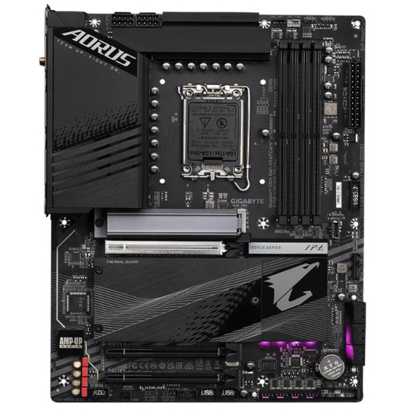 GIGABYTE MOTHERBOARD Z790M AORUS ELITE AX DDR5 GAMING PCIe5 - LGA 1700 - مذربورد جيجا بايت أوروس GIGABYTE MOTHERBOARD Z790M AORUS ELITE AX DDR5 GAMING PCIe5 - LGA 1700 - مذربورد جيجا بايت أوروس