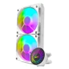 DARKFLASH RADIANT DCS-240 AiO RGB LIQUID COOLER 240mm -WHITE DARKFLASH RADIANT DCS-240 AiO RGB LIQUID COOLER 240mm -WHITE