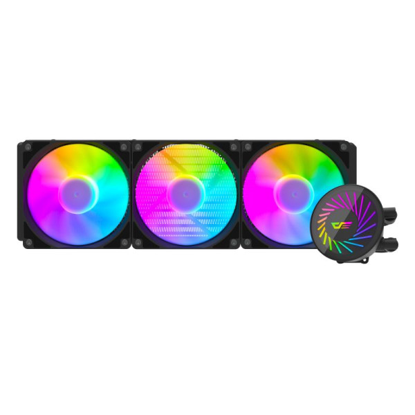 DARKFLASH RADIANT DCS-360 AiO RGB LIQUID COOLER 360mm -BLACK - دارك فلاش ريدانت أيو مبرد مائي للكمبيوتر DARKFLASH RADIANT DCS-360 AiO RGB LIQUID COOLER 360mm -BLACK - دارك فلاش ريدانت أيو مبرد مائي للكمبيوتر