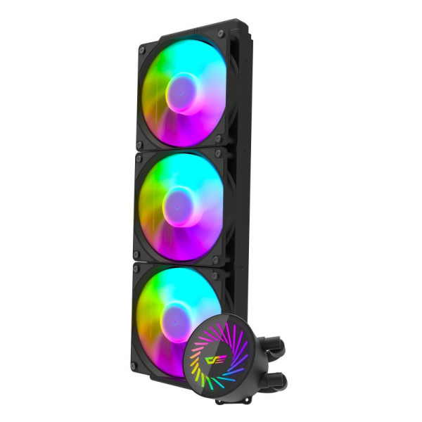 DARKFLASH RADIANT DCS-360 AiO RGB LIQUID COOLER 360mm -BLACK - دارك فلاش ريدانت أيو مبرد مائي للكمبيوتر DARKFLASH RADIANT DCS-360 AiO RGB LIQUID COOLER 360mm -BLACK - دارك فلاش ريدانت أيو مبرد مائي للكمبيوتر