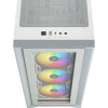 Corsair 4000X RGB Mid-Tower Case - White Corsair 4000X RGB Mid-Tower Case - White