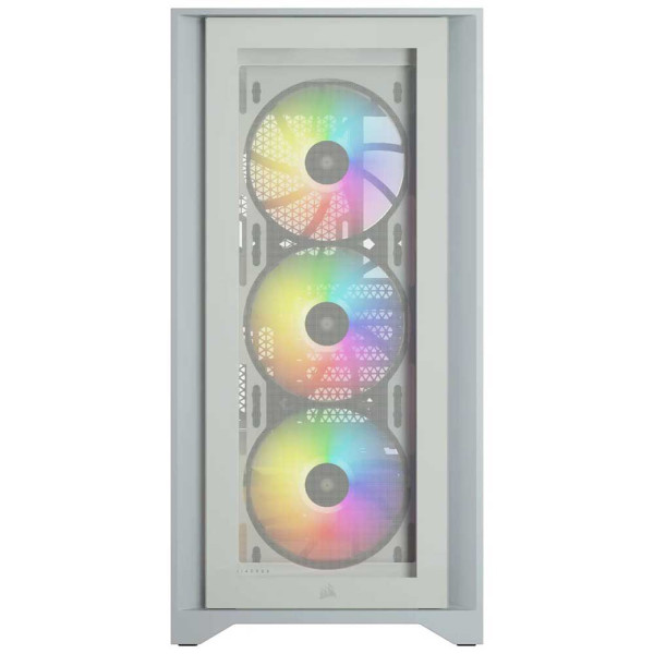 Corsair 4000X RGB Mid-Tower Case - White Corsair 4000X RGB Mid-Tower Case - White