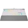 Corsair K70 Rgb Pro Mechanical Gaming Keyboard - Silver Switch - White Corsair K70 Rgb Pro Mechanical Gaming Keyboard - Silver Switch - White