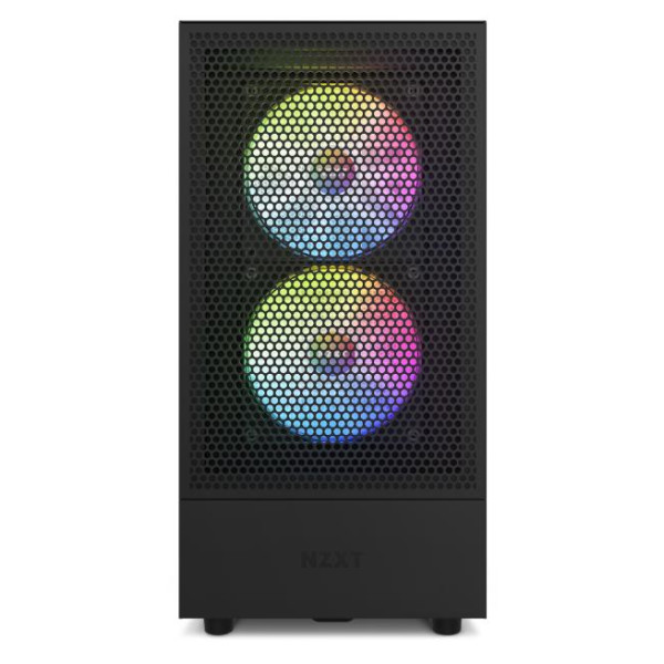 Nzxt H5 Flow Atx Mid Tower Gaming Case 2x Fans 140m RGB - Black Nzxt H5 Flow Atx Mid Tower Gaming Case 2x Fans 140m RGB - Black