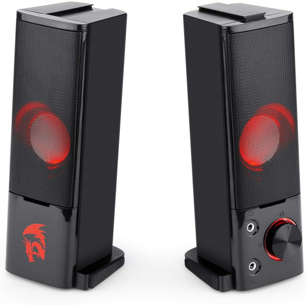 REDRAGON ORPHEUS STEREO GAMING DETACHED SPEAKER / SOUND BAR RED BACKLIGHT REDRAGON ORPHEUS STEREO GAMING DETACHED SPEAKER / SOUND BAR RED BACKLIGHT